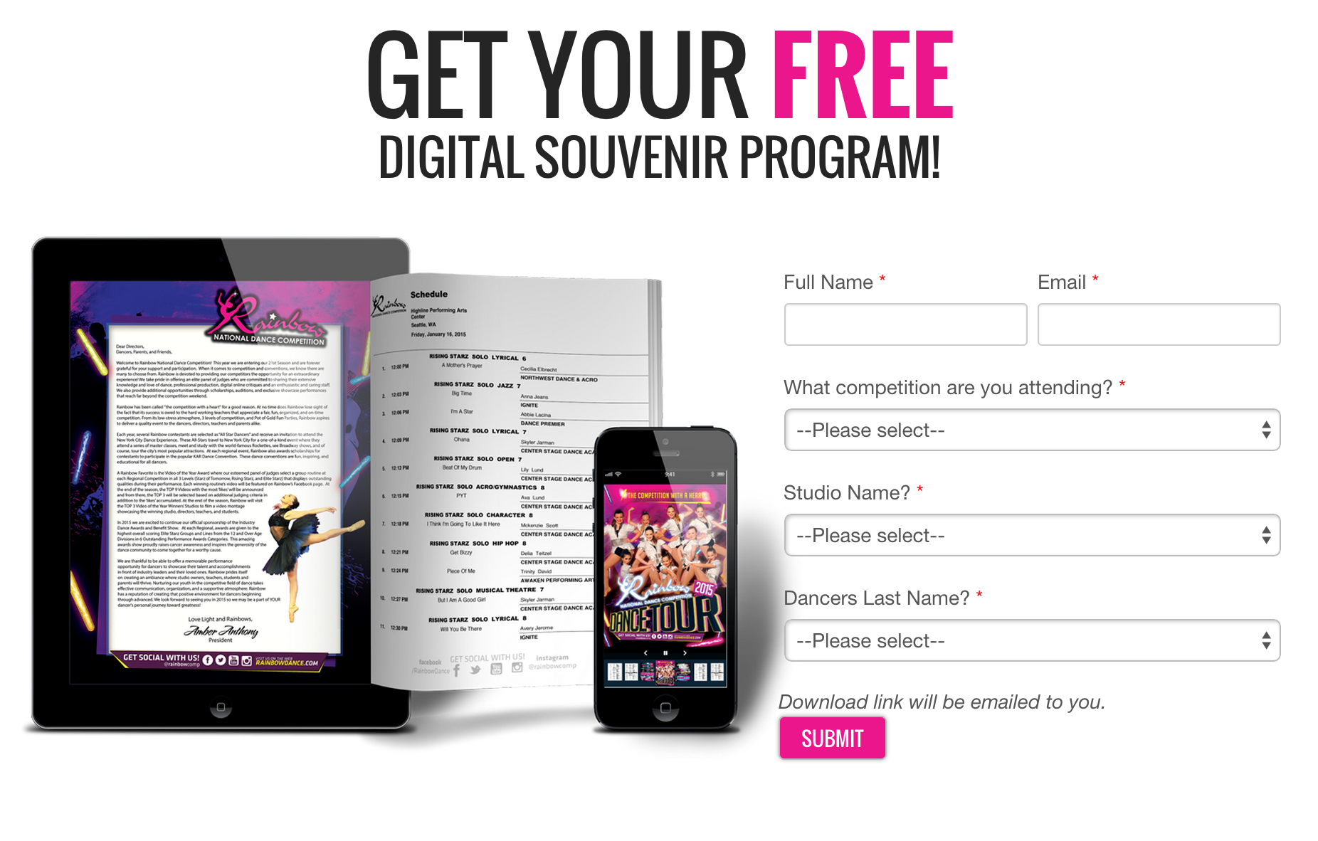 Get Your Free Digital Souvenir Program!